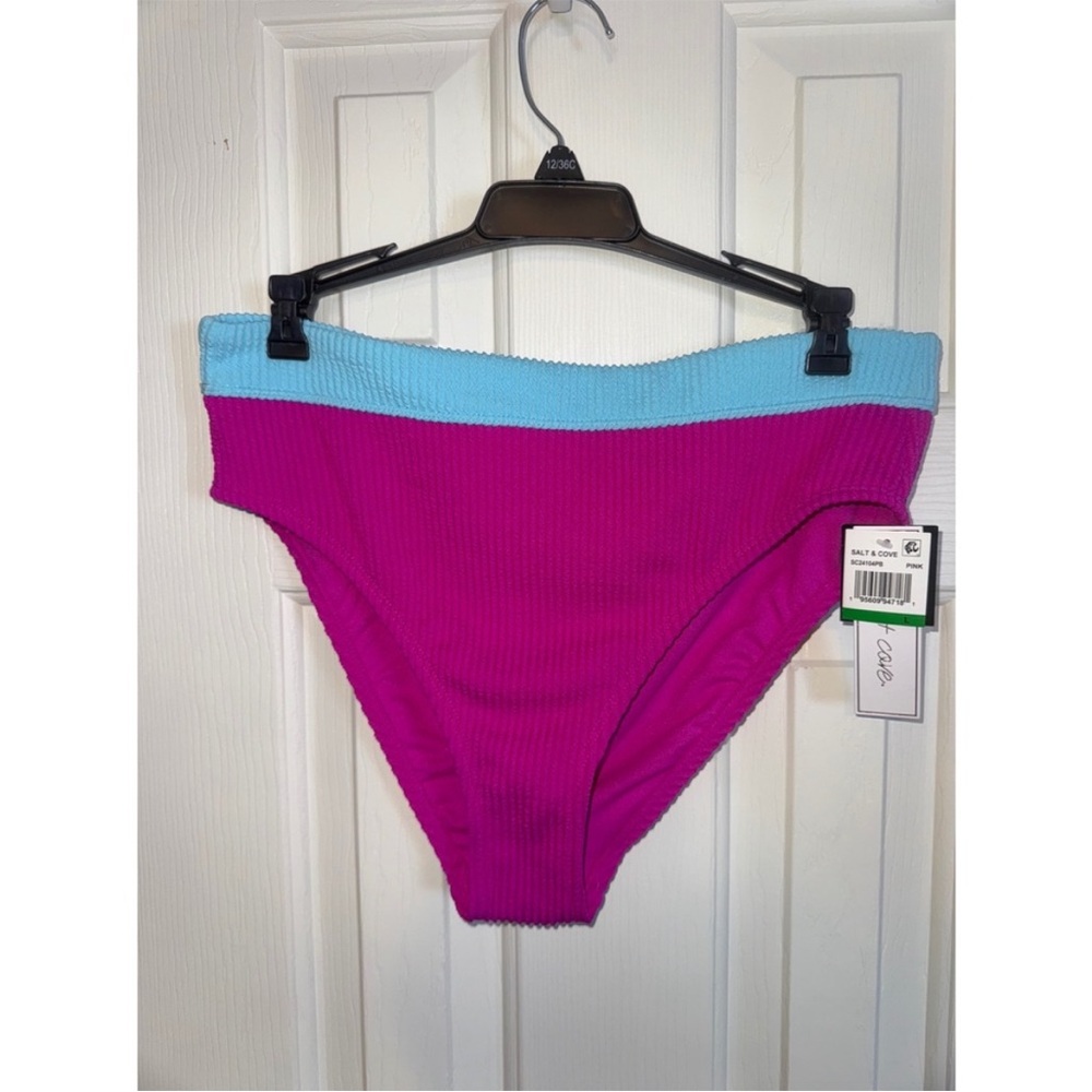 Salt + Cove Magenta and Light BlueBottoms XL